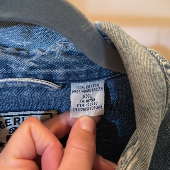 Denim button down - Picture 3 of 4